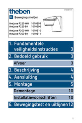 Theben theLuxa P220 BK Handleiding