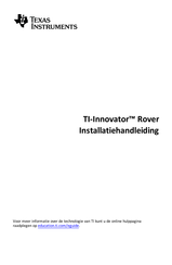 Texas Instruments TI-Innovator Rover Installatiehandleiding