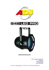 ADJ 64B LED PRO Gebruikershandleiding