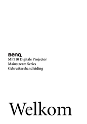 BenQ Mainstream MP510 Gebruikershandleiding