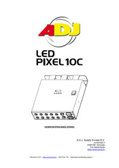 ADJ LED PIXEL 10C Gebruikershandleiding