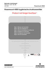 Emerson Rosemount 4500 Beknopte Installatiegids