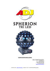 ADJ SPHERION TRI LED Gebruikershandleiding