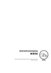 Husqvarna K950 Gebruiksaanwijzing