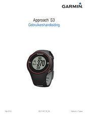 Garmin Approach S3 Gebruikershandleiding