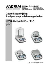 KERN TPLJ 720-3BM-A Gebruiksaanwijzing