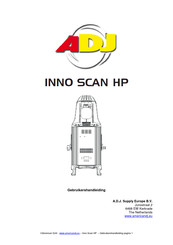 ADJ INNO SCAN LED Gebruikershandleiding