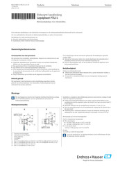 Endress+Hauser Liquiphant FTL31 Beknopte Handleiding