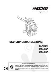 Echo PB-755 Bedieningshandleiding