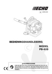 Echo PB-620 Bedieningshandleiding