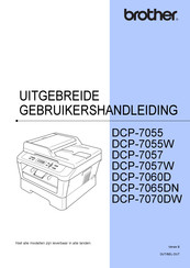 Brother DCP-7055 Uitgebreide Gebruikershandleiding