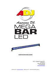 ADJ MEGA BAR LED Gebruikershandleiding