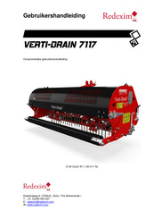 Redexim VERTI-DRAIN 7117 Gebruikershandleiding