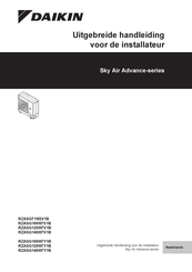 Daikin RZASG71M2V1B Uitgebreide Handleiding Voor De Installateur