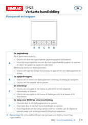 Simrad IS42J Verkorte Handleiding