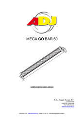 ADJ MEGA GO BAR 50 Gebruikershandleiding