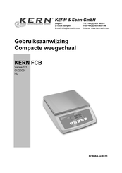 KERN FCB 24K10 Gebruiksaanwijzing