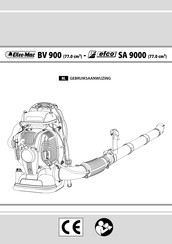 Oleo-Mac BV 900 Gebruiksaanwijzing