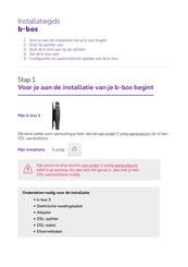 Proximus b-box Installatiegids