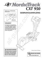 NordicTrack CXT 950 Gebruiksaanwijzing