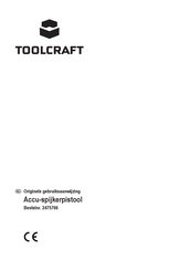 TOOLCRAFT 2475766 Originele Gebruiksaanwijzing