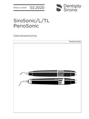 Dentsply Sirona SiroSonic TL Gebruiksaanwijzing