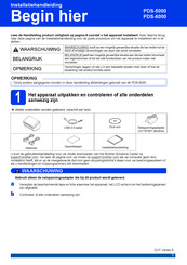 Brother PDS-6000 Installatiehandleiding