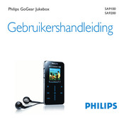 Philips GoGear SA9200 Gebruikershandleiding