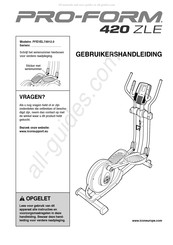 Pro-Form PFEVEL74912.0 Gebruikershandleiding