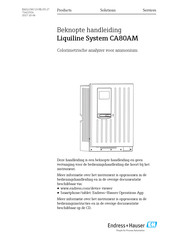 Endress+Hauser Liquiline System CA80AM Handleiding