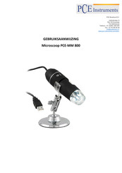 PCE Instruments PCE-MM 800 Gebruiksaanwijzing