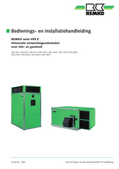 REMKO VRS 540 E Bedienings- En Installatiehandleiding