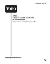 Toro 074804TE Gebruikershandleiding