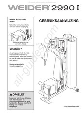 Weider 2990I Gebruiksaanwijzing