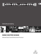 Behringer SONIC EXCITER SX3040 Gebruiksaanwijzing