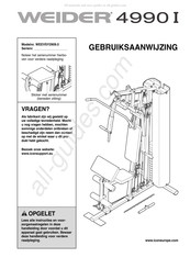 Weider 4990I Gebruiksaanwijzing