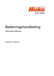 HAKO 7056.02 Bedieningshandleiding