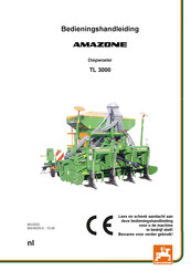 Amazone TL 3000 Bedieningshandleiding