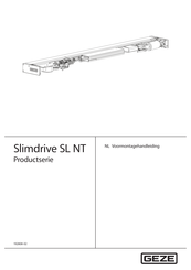 GEZE Slimdrive SL NT Handleiding