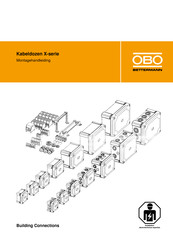 OBO Bettermann X01 Montagehandleiding