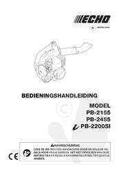 Echo PB-2155 Bedieningshandleiding