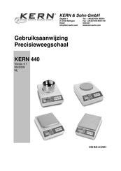 KERN 440-43N Gebruiksaanwijzing