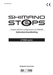 Shimano Steps E7000 Series Gebruikershandleiding