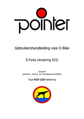 Pointer ECO-LCD Gebruikershandleiding