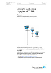 Endress+Hauser Liquiphant FTL51B Beknopte Handleiding