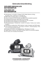 Standard Horizon EXPLORER NMEA2000 GPS Gebruikershandleiding