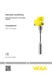 Vega BAR 87 Beknopte Handleiding