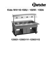 Bartscher Kids W4110-150A Gebruiksaanwijzing