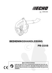 Echo PB-2255 Bedieningshandleiding