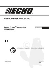 Echo Power Pruner 99944200832 Gebruikershandleiding